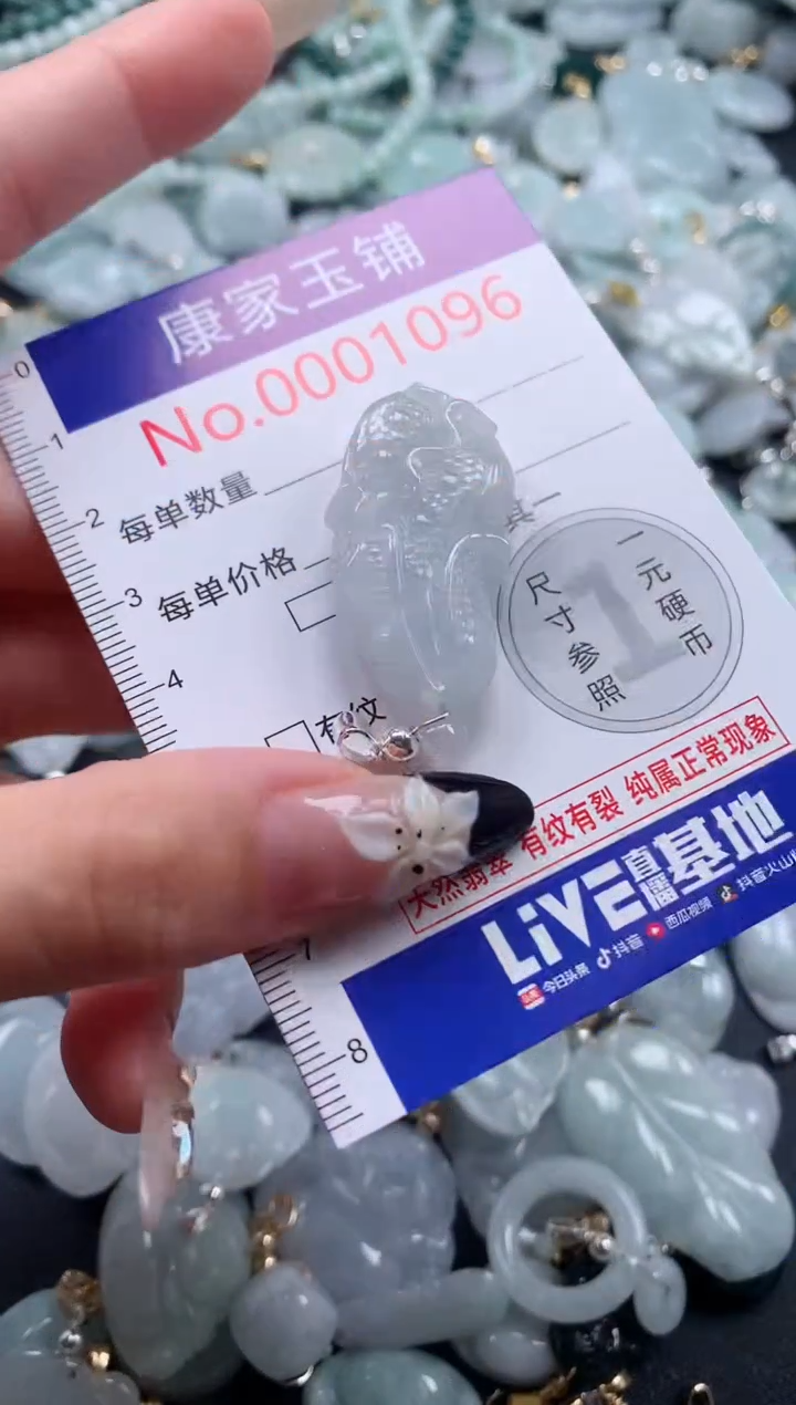 颈饰未镶嵌翡翠1096