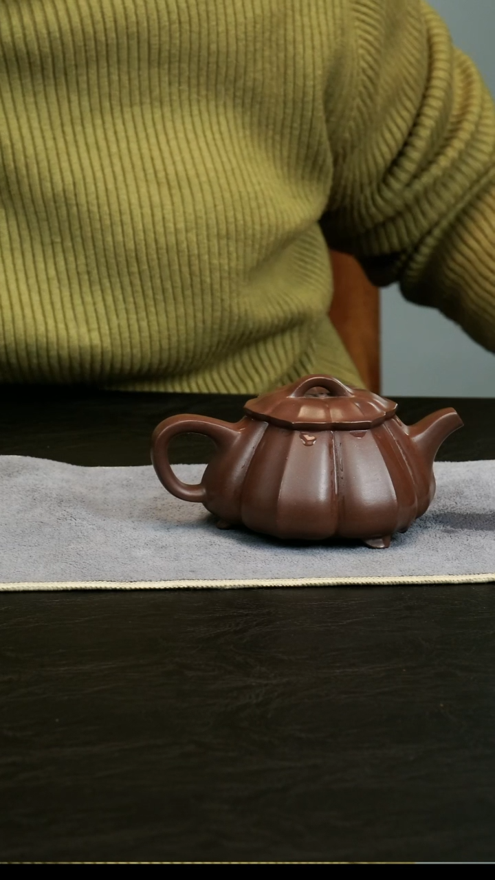 【闪购商品】紫砂茶壶革紫锦文石瓢