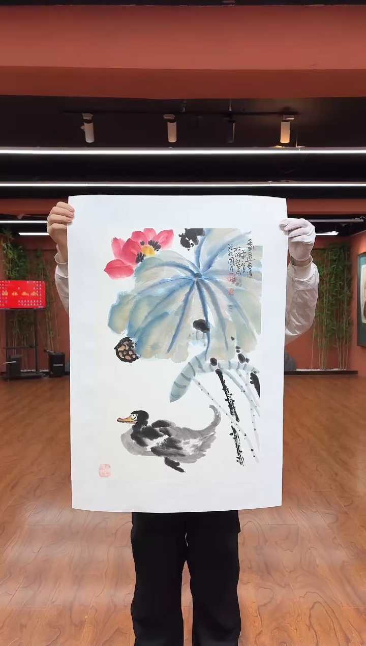 国画孙桂国老师作品，带合影证书19-1