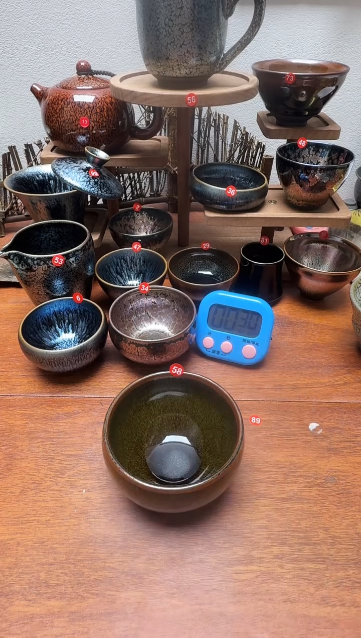 茶盏清**为58号建盏工匠茶器