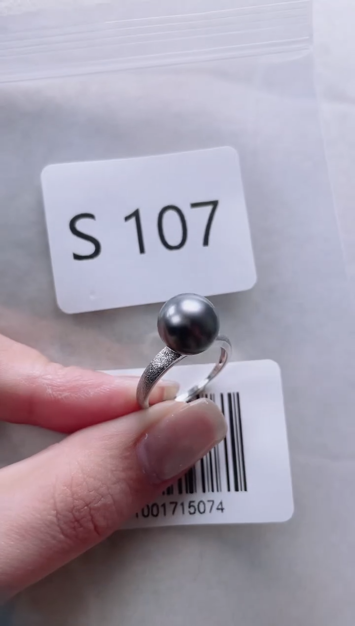 【闪购商品】海水珍珠戒指银S925镶嵌S107