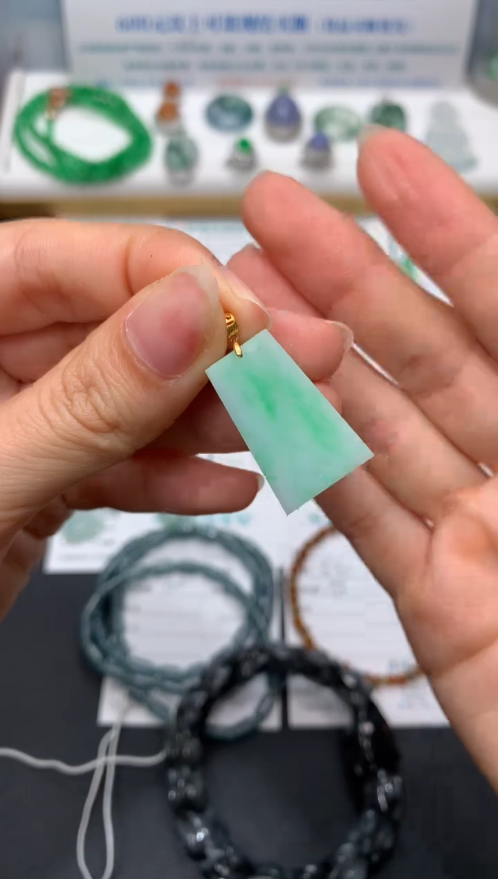 定制翡翠18K金镶嵌模式推广期24小时鉴赏期