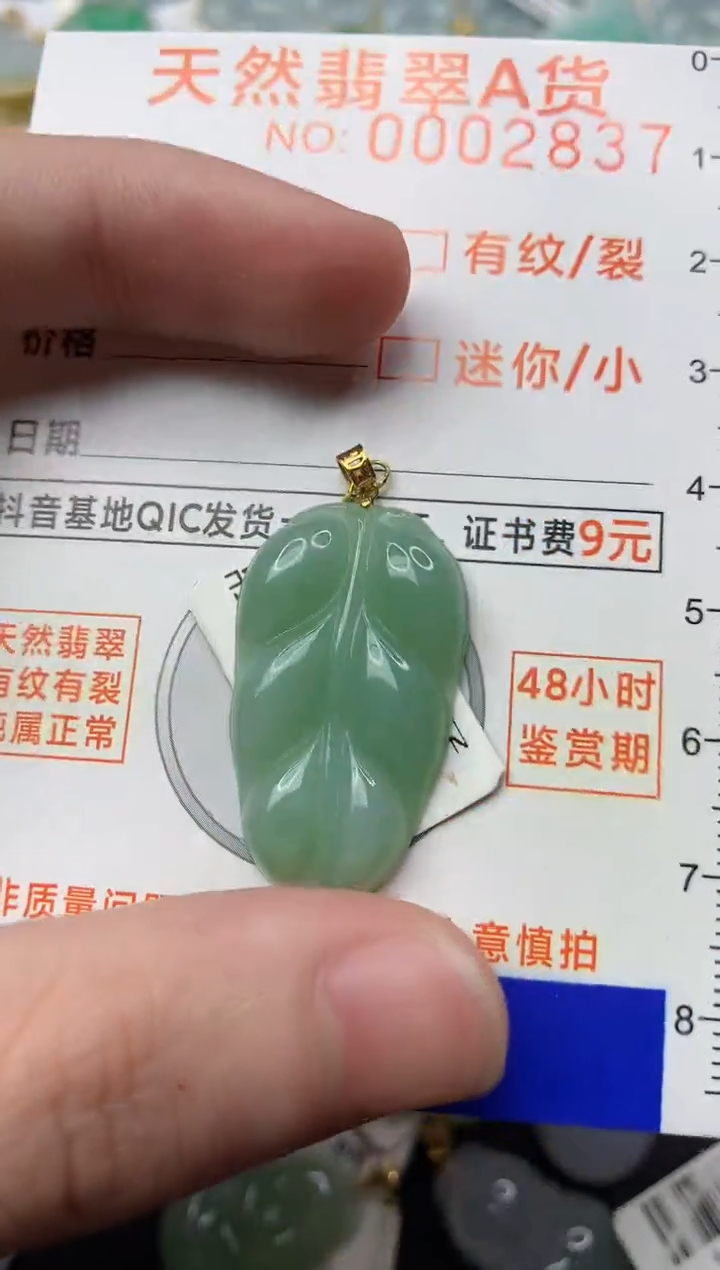 【闪购商品】翡翠颈饰18K金镶嵌5.......