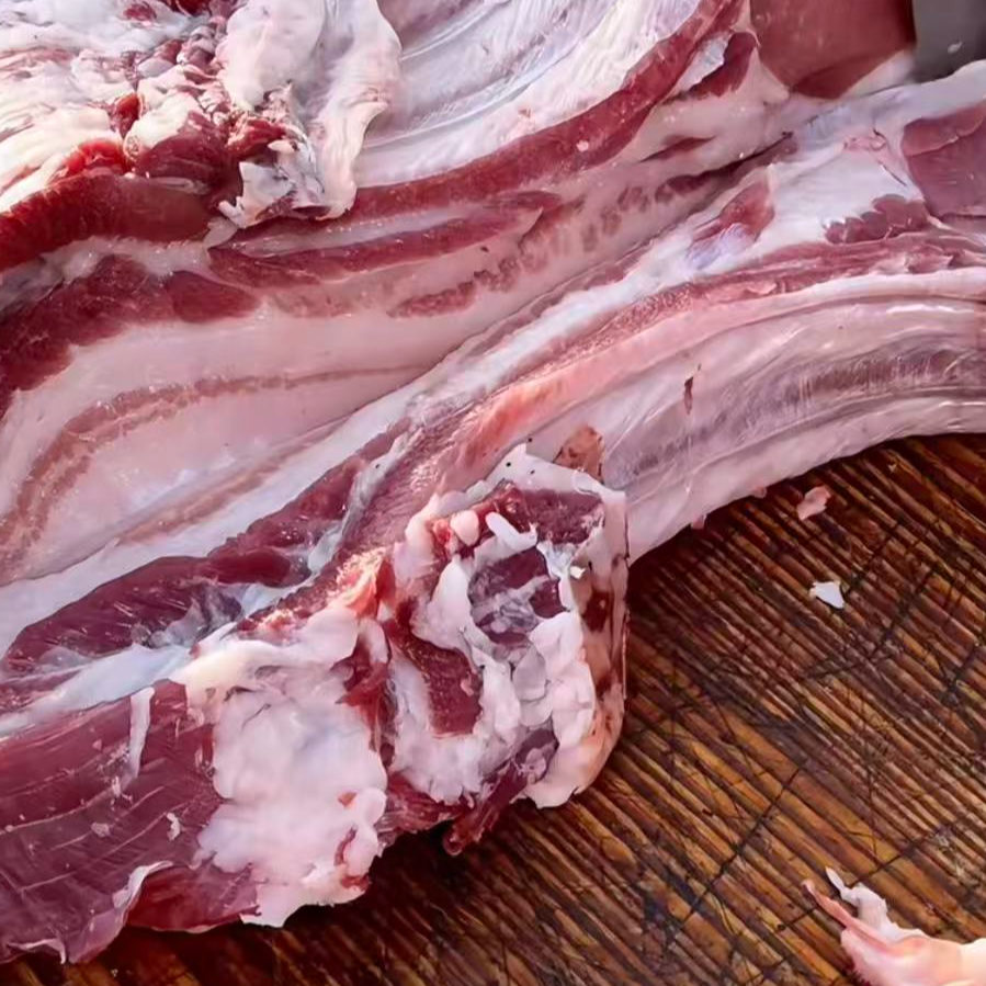 跑山猪-一刀切猪肉带排骨500g