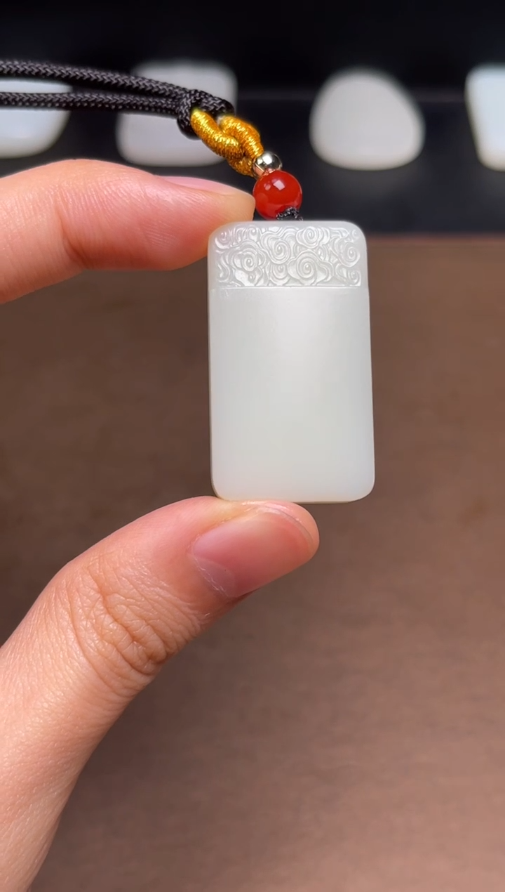 和田玉未镶嵌颈饰28