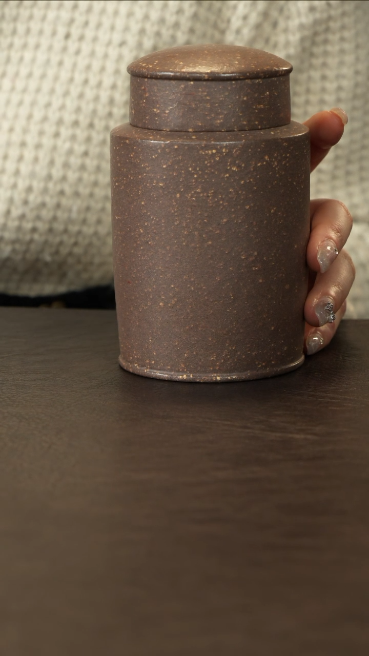 【闪购商品】紫砂茶叶罐直播福利粗砂天青醒茶罐