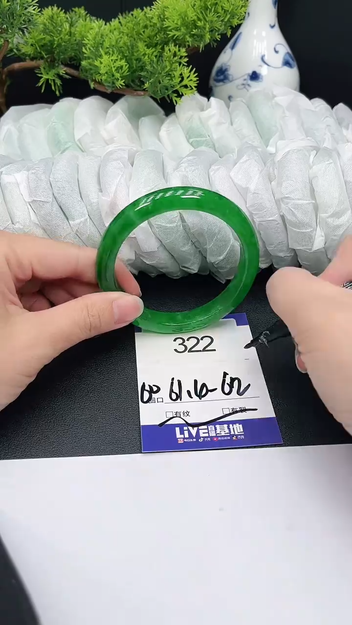 未镶嵌手镯翡翠322