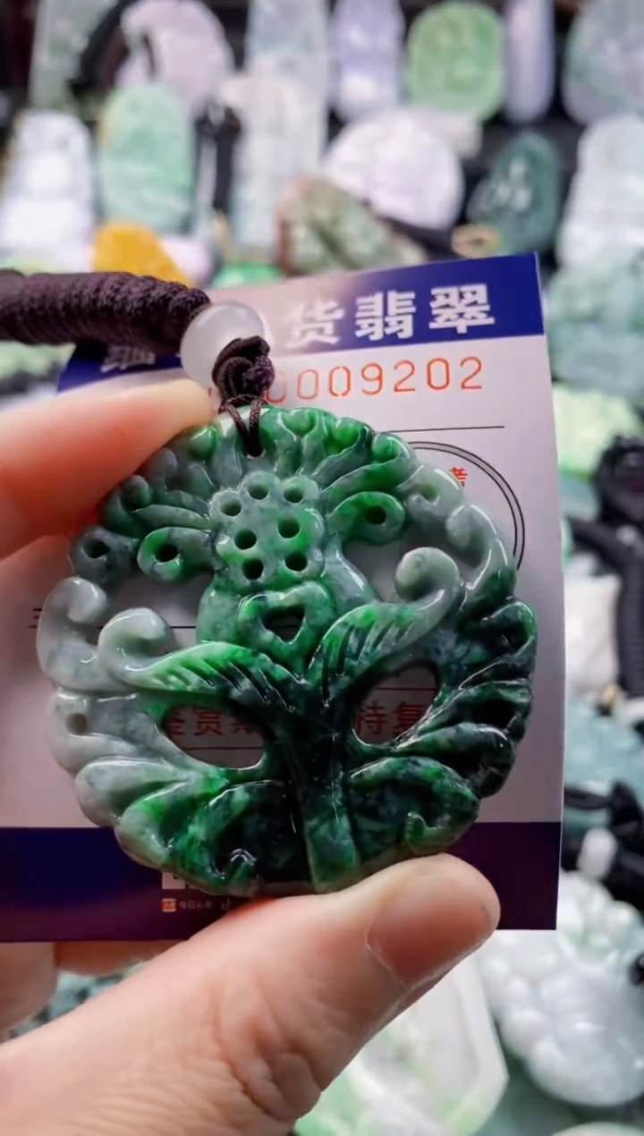 翡翠未镶嵌吊坠(不含链)1