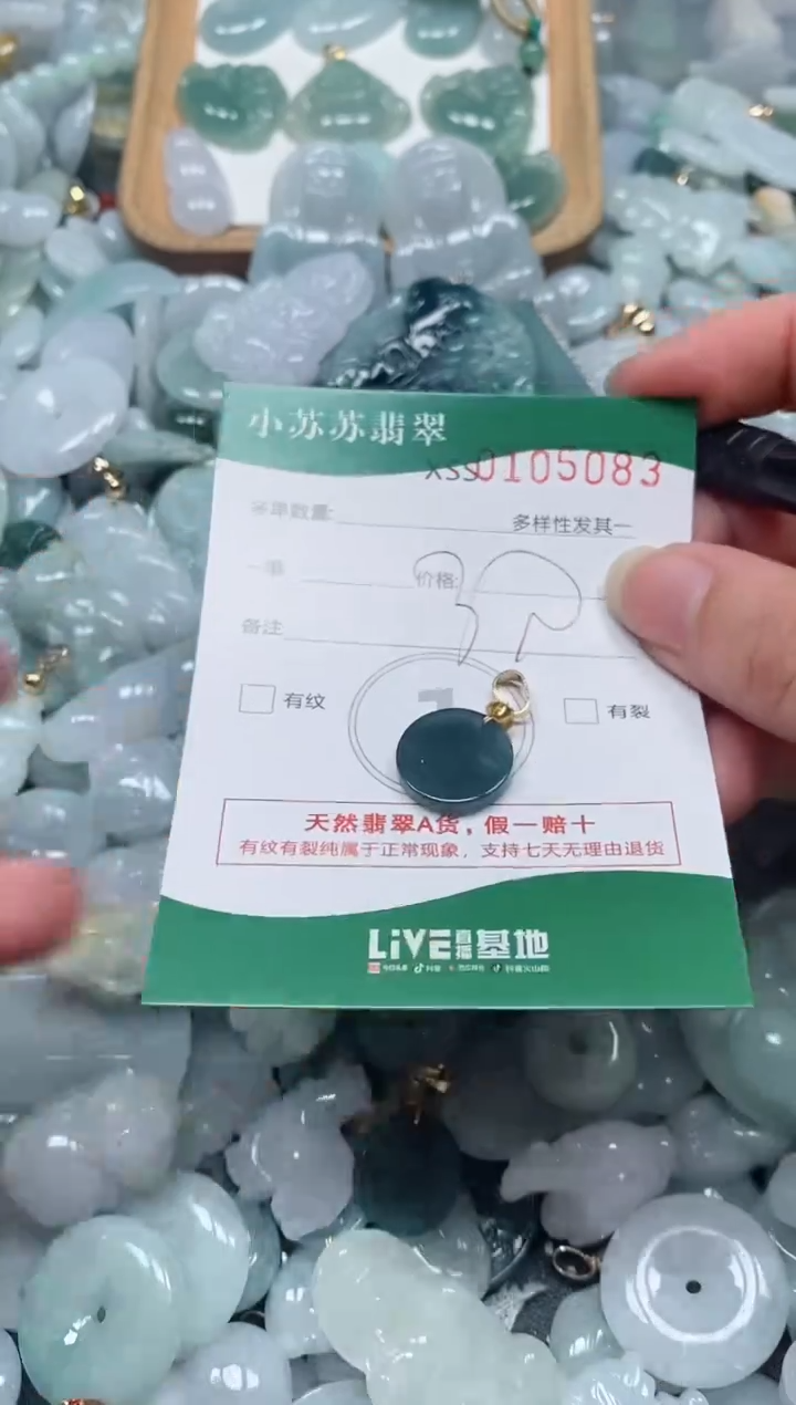 【闪购商品】翡翠颈饰未镶嵌闪购商品0105083