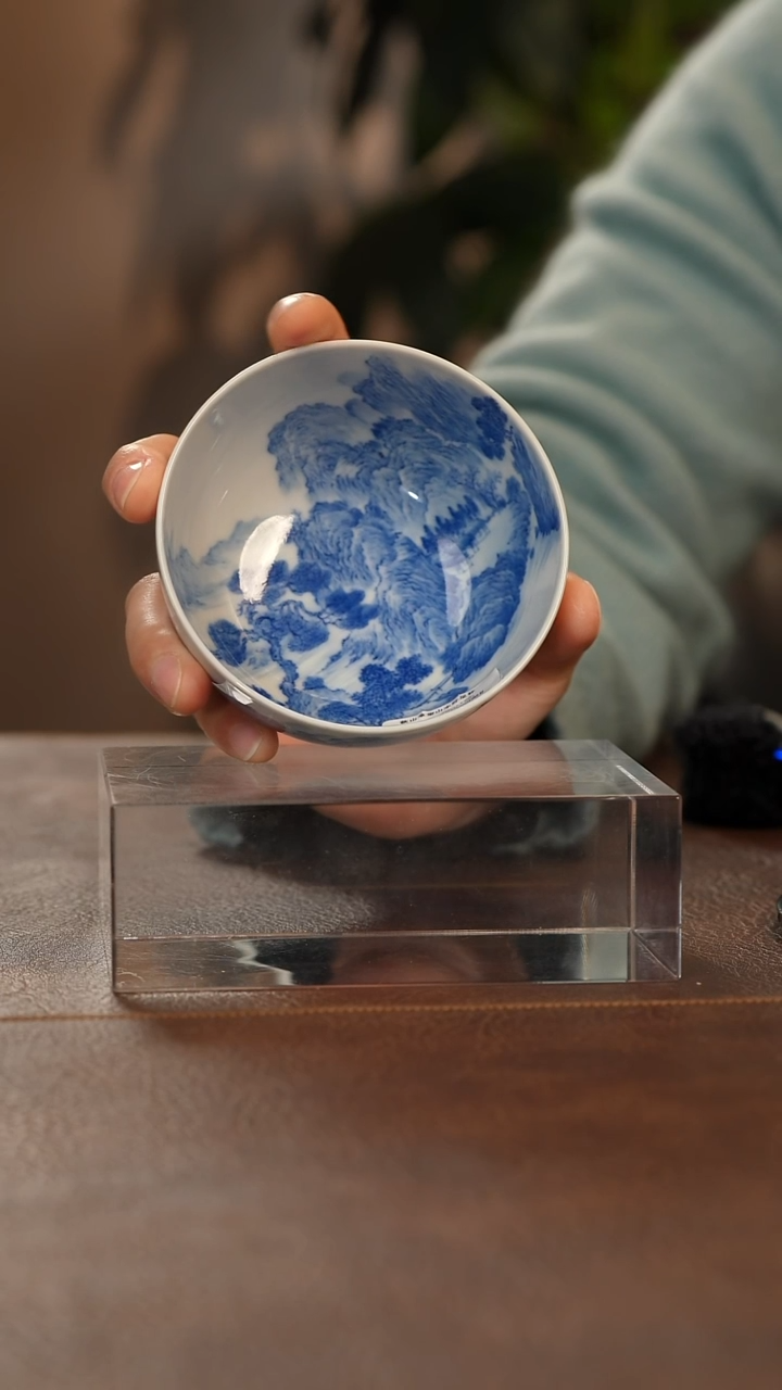 【闪购商品】瓷片青花瓷茶具斌芬陶瓷156