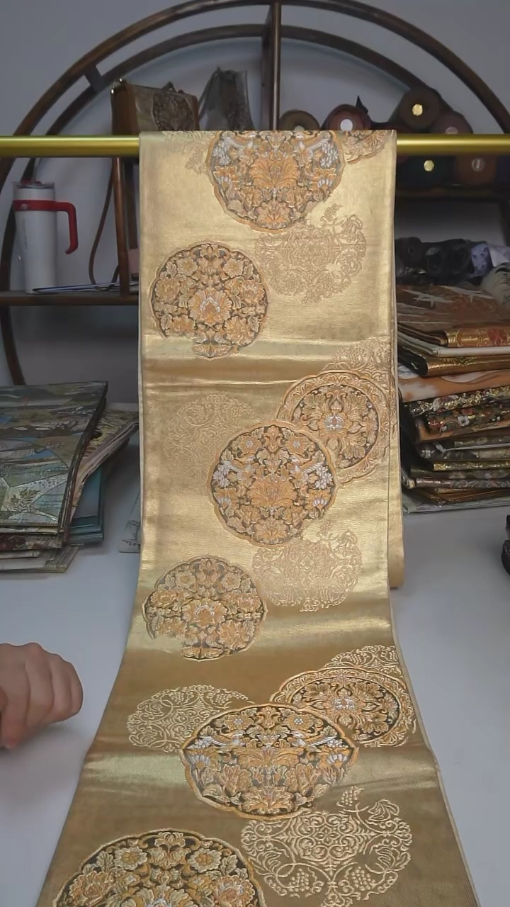 【闪购商品】织绣59西阵织六通宝相花