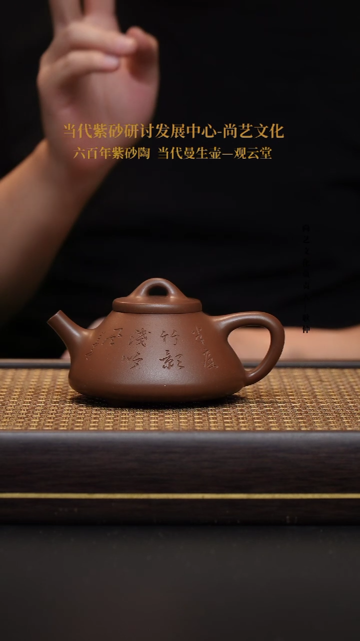 茶壶紫砂宜兴紫砂壶子冶石瓢