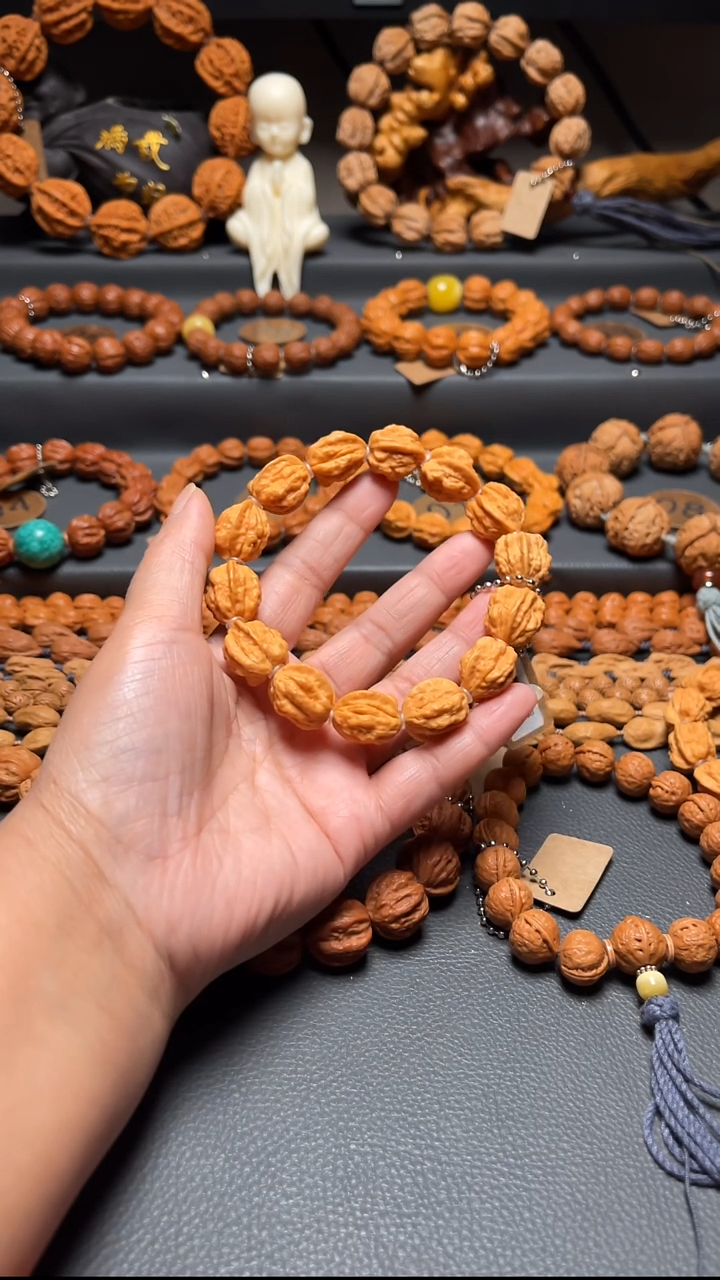 吊坠桃核九*，核桃手串
