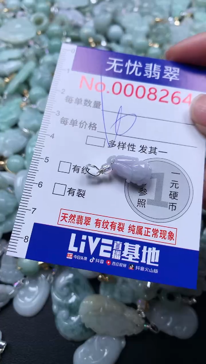 颈饰未镶嵌翡翠8264