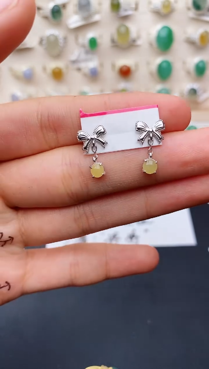 【闪购商品】翡翠戒指银S925镶嵌缅甸翡翠