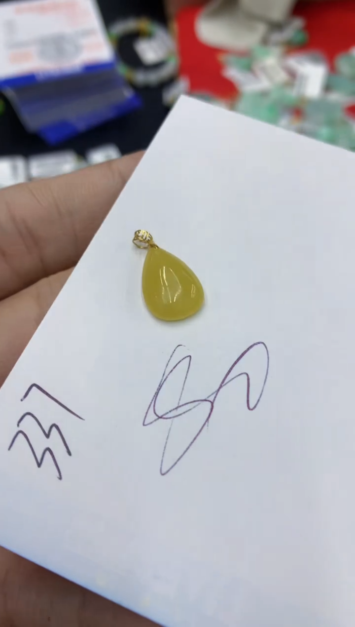 【闪购商品】翡翠颈饰18K金镶嵌号链接1111111111