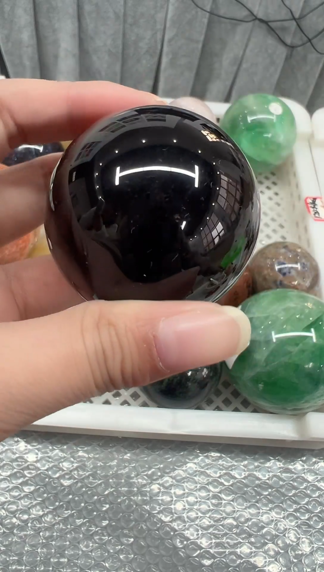 未镶嵌珠宝半成品水晶S621 约4.9cm