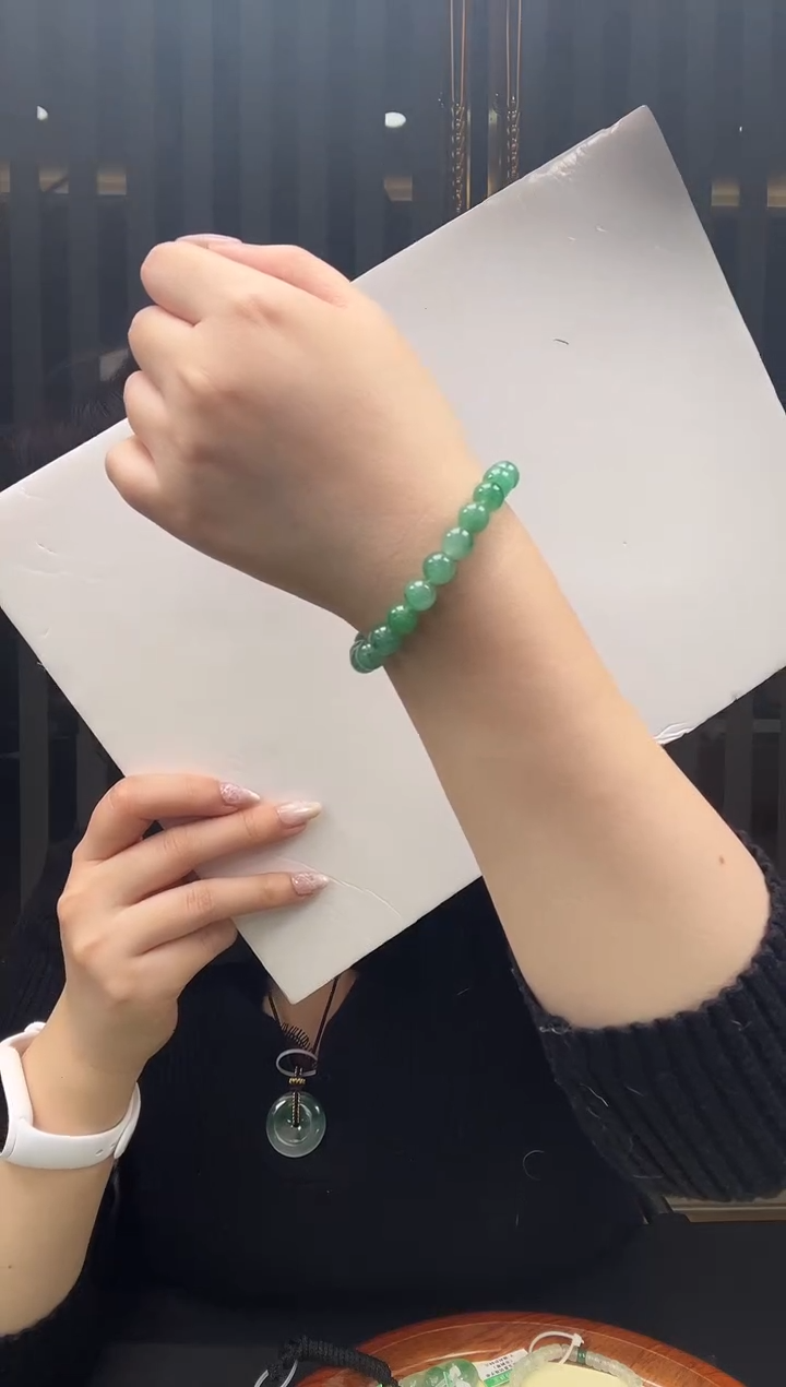 未镶嵌手镯石英质玉8