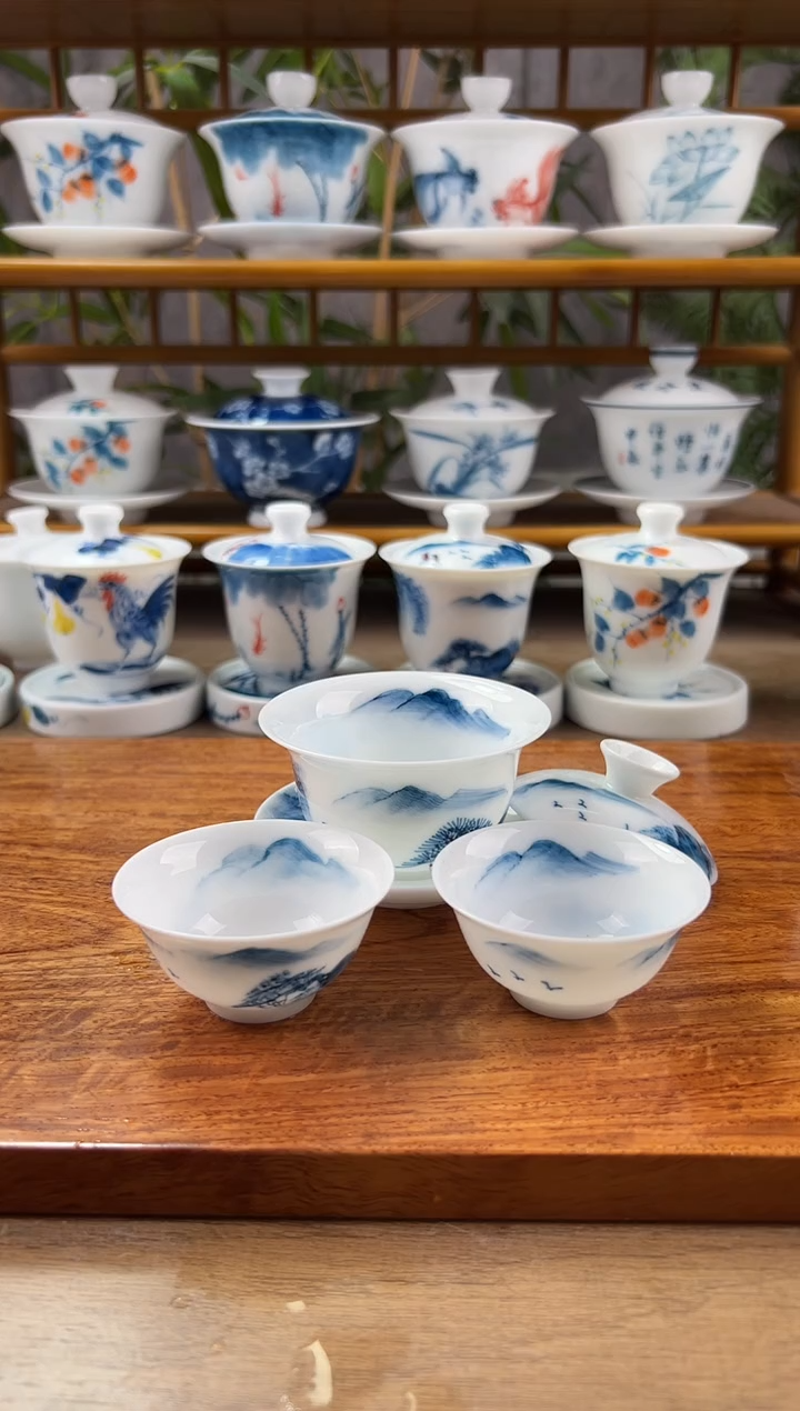 【闪购商品】微瑕千里江山80ml三才+小玉兰杯2个