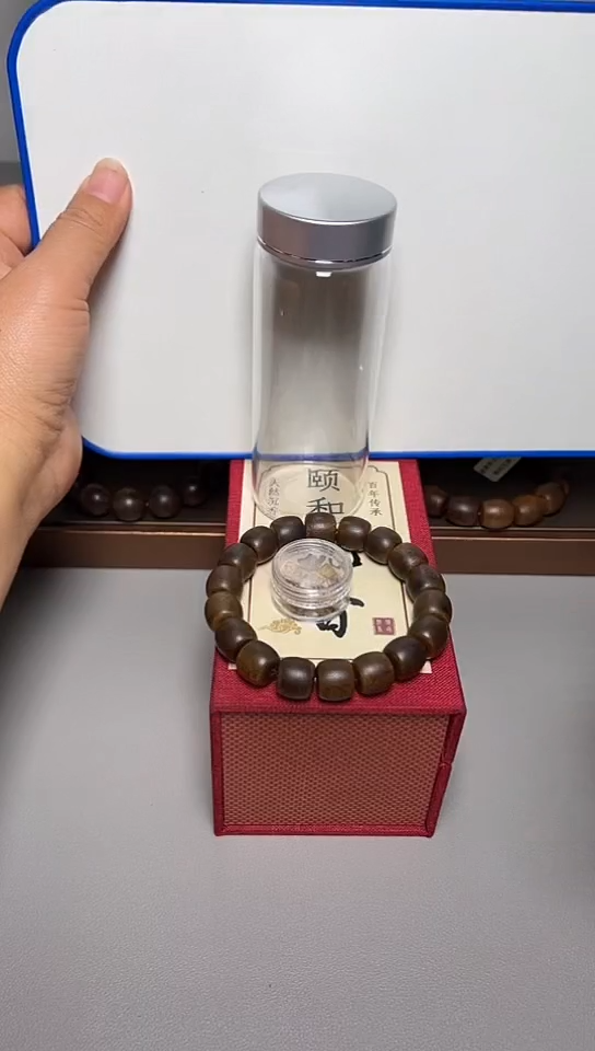 【闪购商品】沉香手串芽庄白棋1.3桶珠