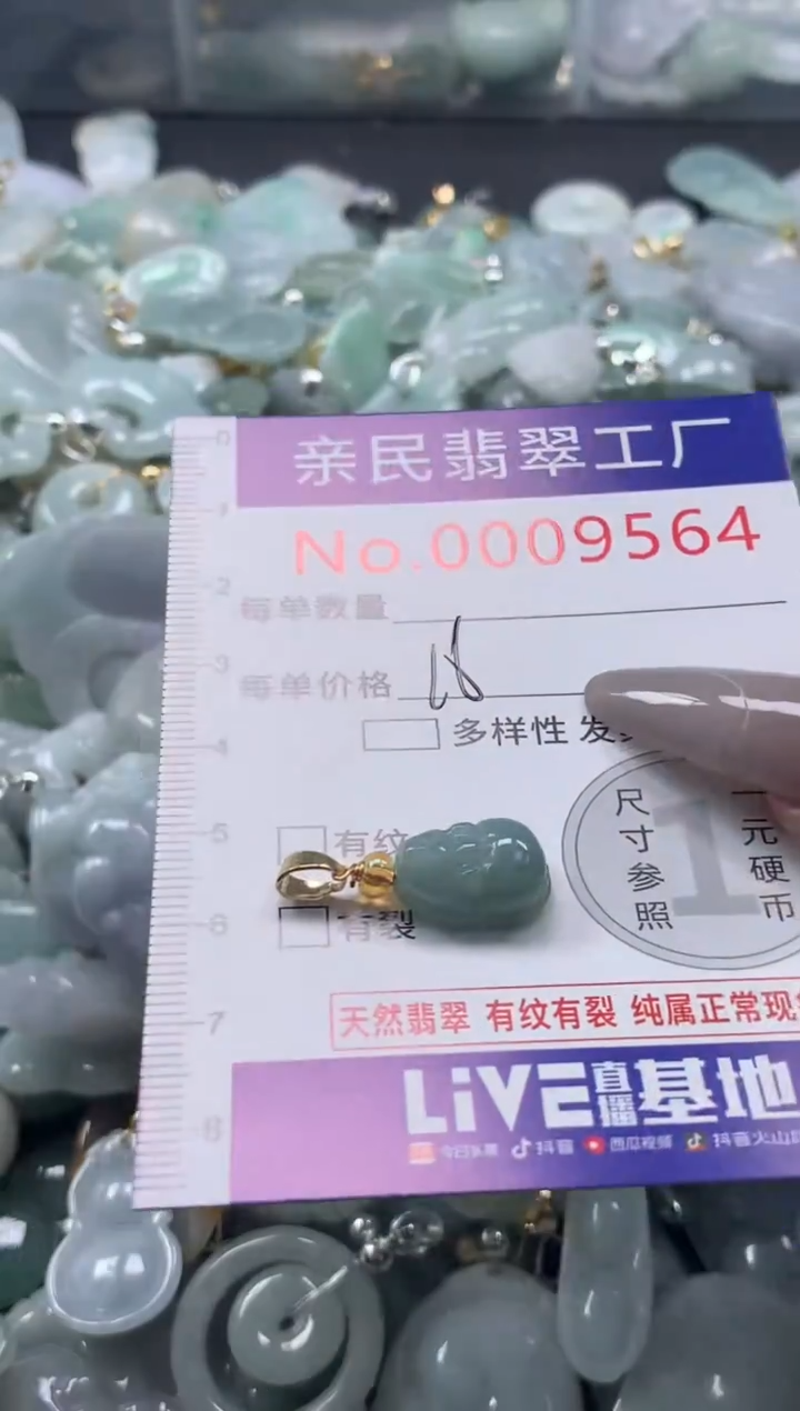 颈饰未镶嵌翡翠9564