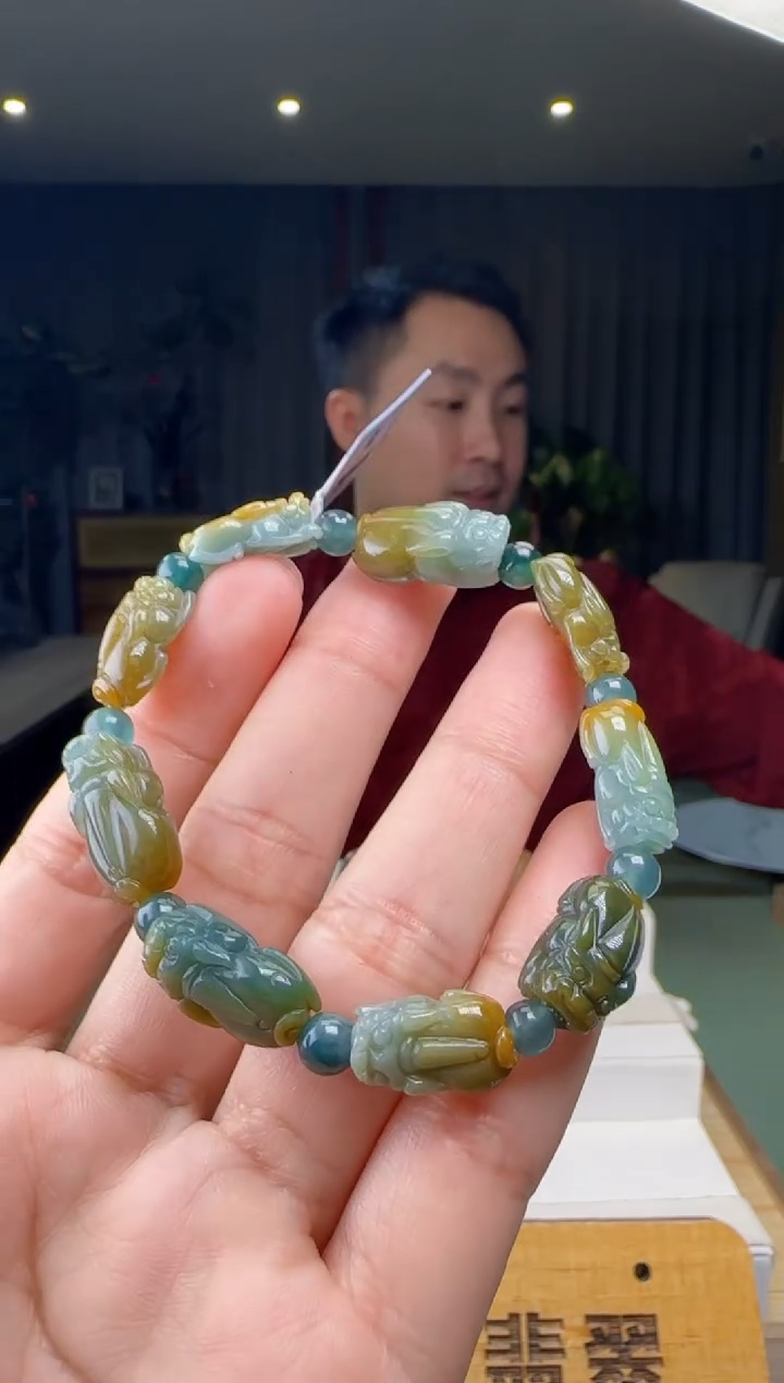 【闪购商品】未镶嵌翡翠手链多样性发其一XM@@960Q3J0764