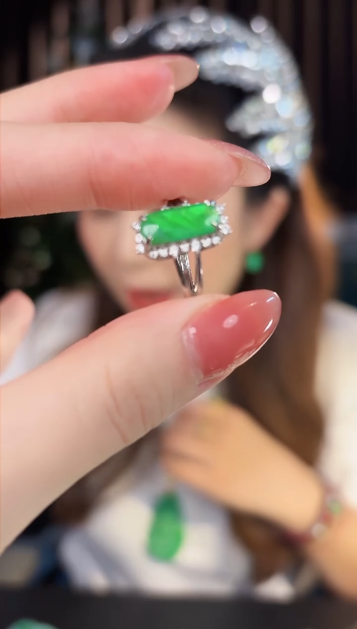 【闪购商品】翡翠戒指未镶嵌缅料A货/支持复检/一件