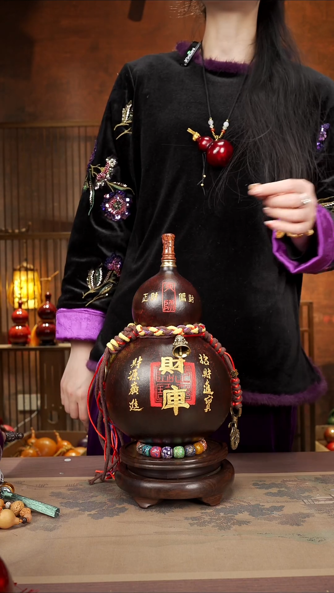 【闪购商品】99易林大漆酒葫芦----488