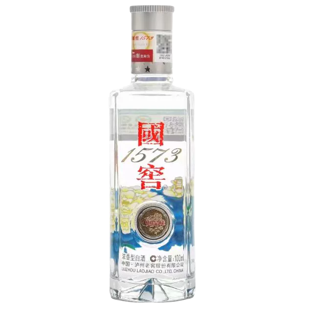 国窖1573国窖1573中国品味100ml小酒 光瓶装 52度浓香型白酒52度