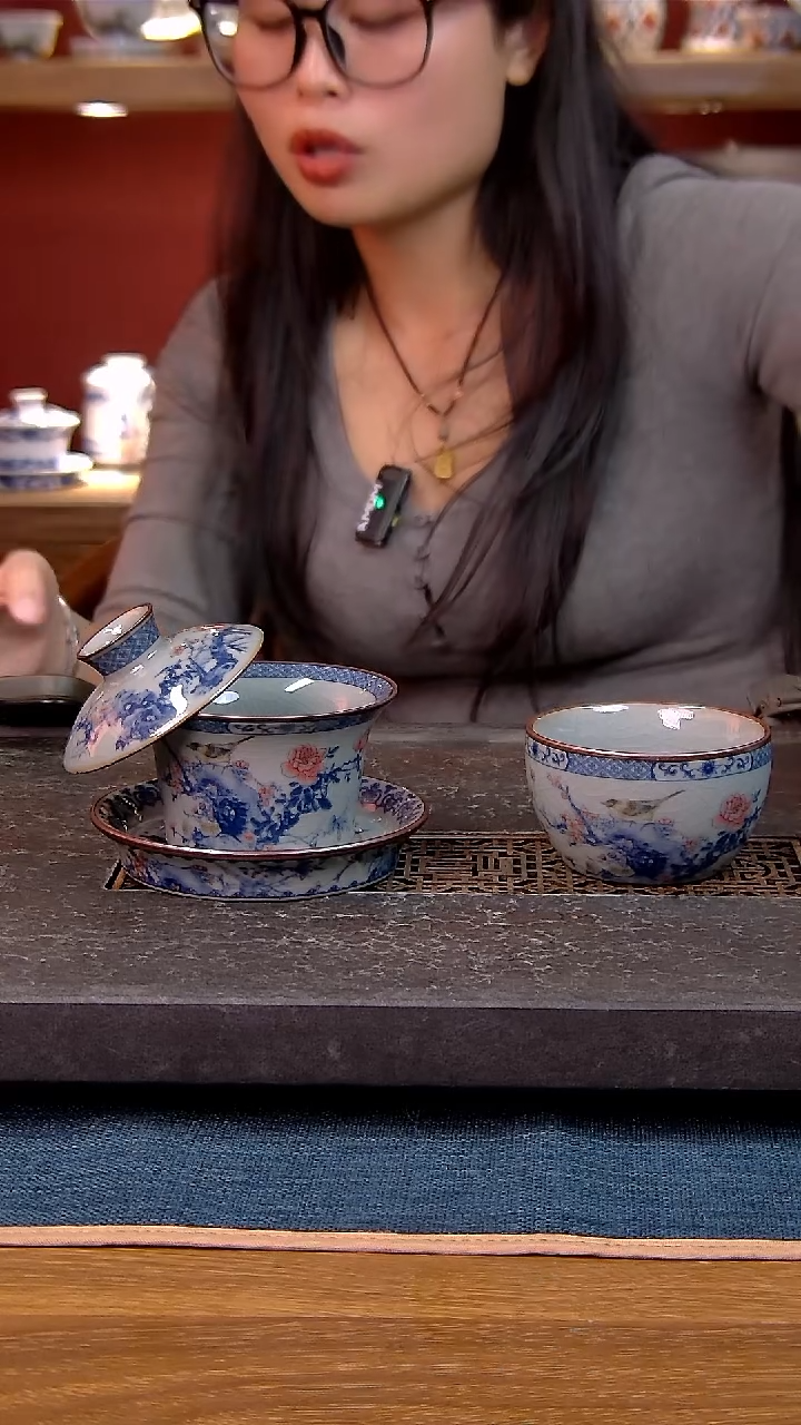 简装家用款2件套 老陶泥开片纹陶瓷茶具