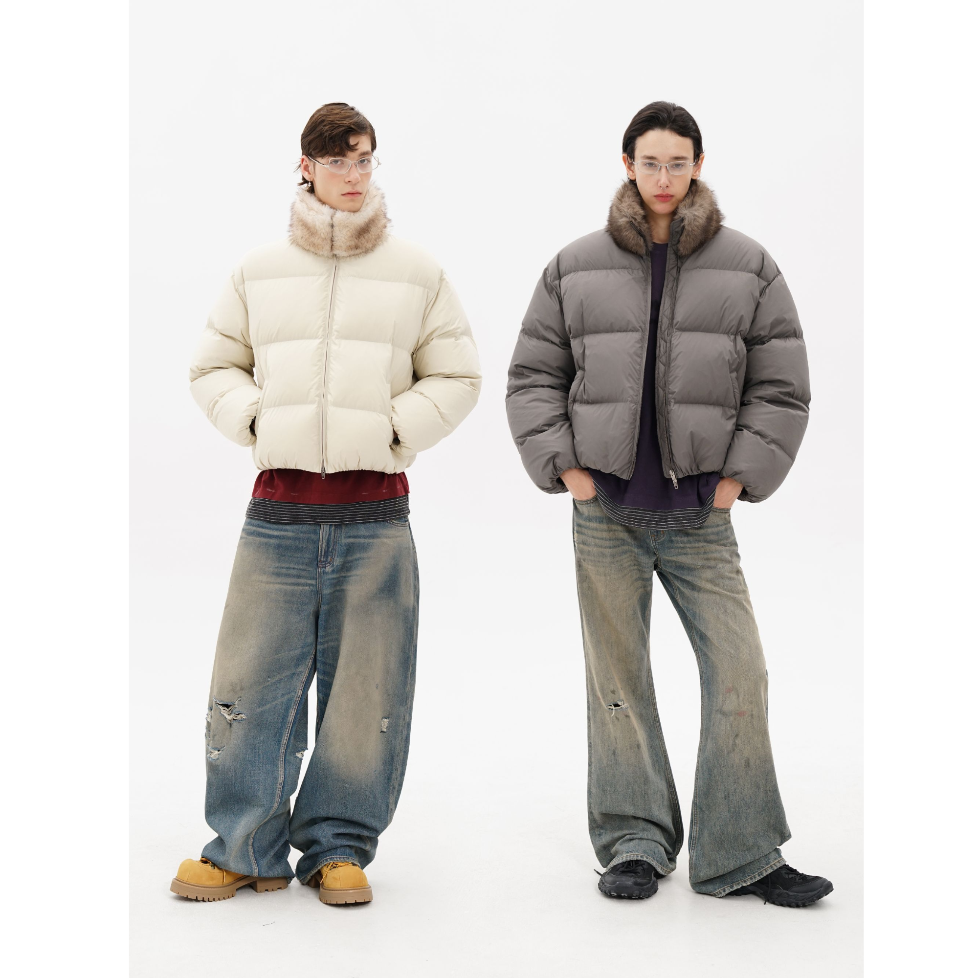 MASONPRINCE*花苞廓形 绗缝锁温超保暖 重磅羽绒服