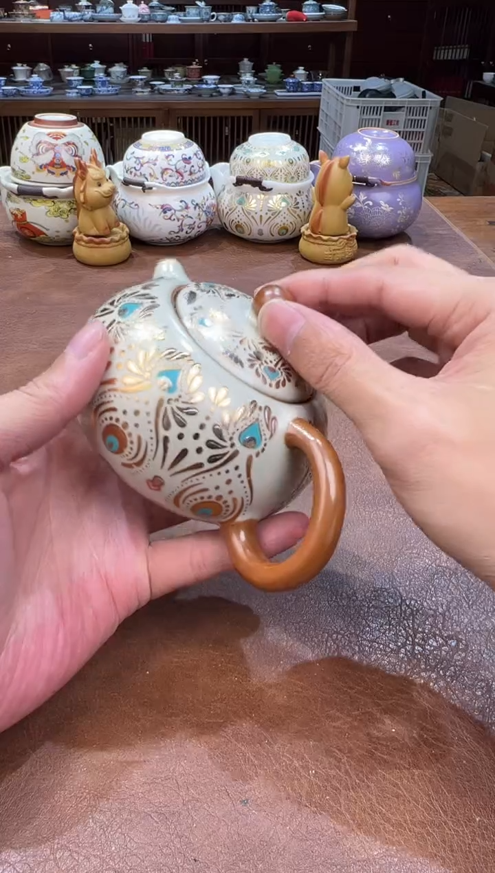 真的很便宜会开片的旅行茶具