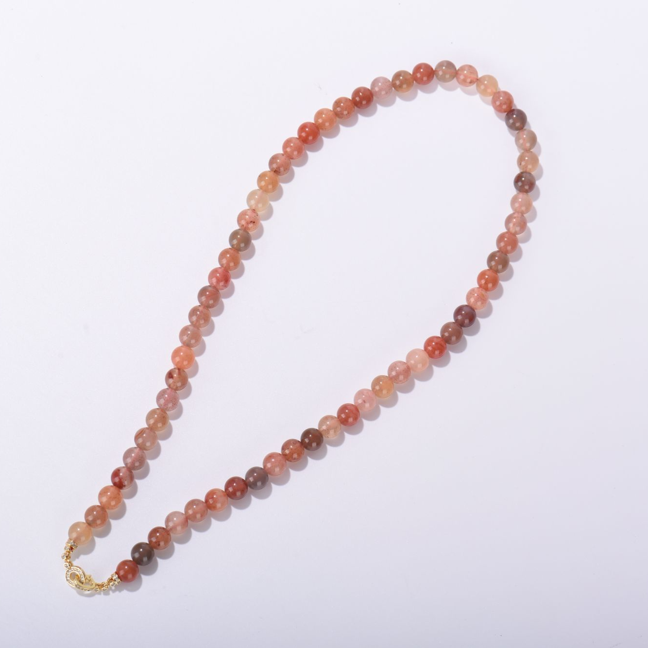 0优化无胶无裂原矿南红多宝8mm项链P7多样性发货（有赠品）