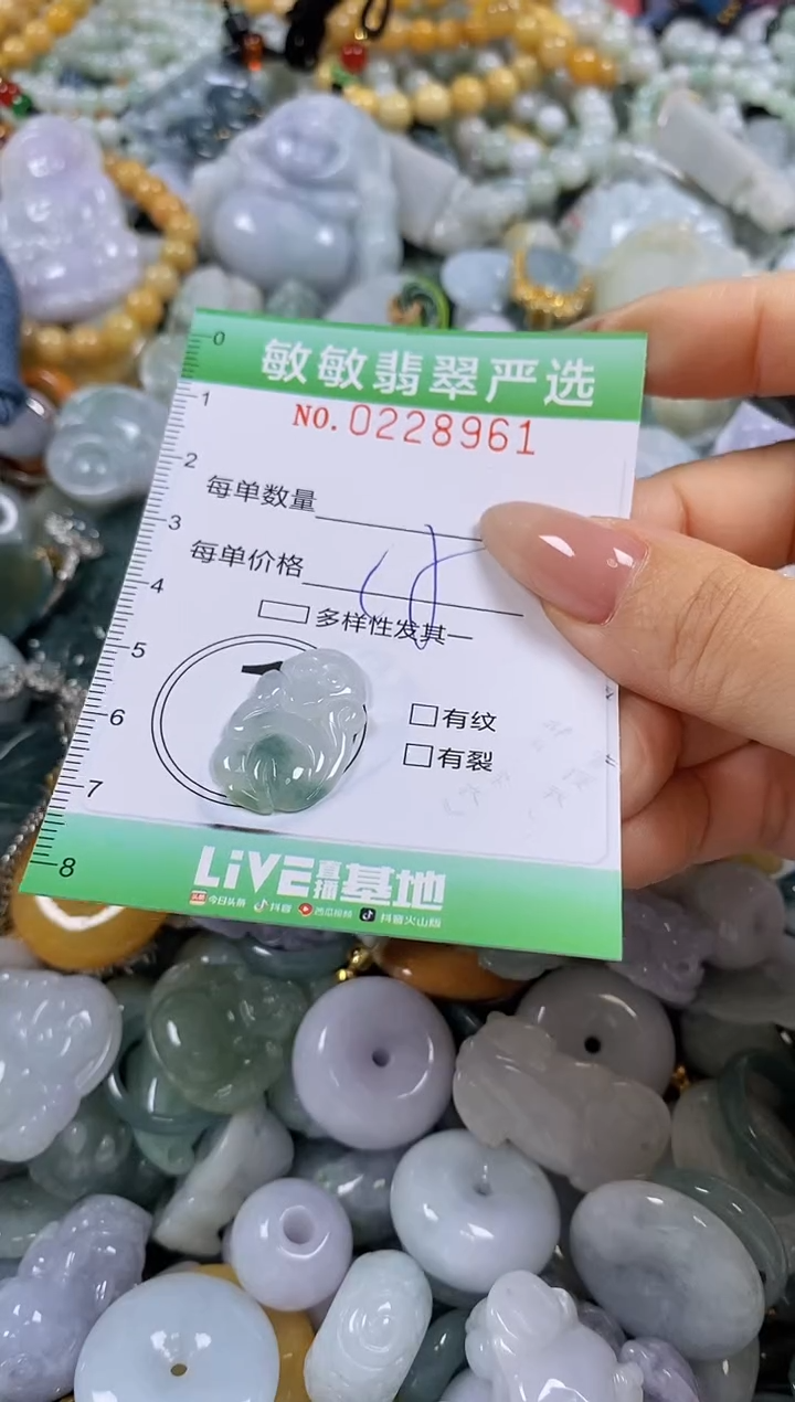 翡翠未镶嵌颈饰闪购0228961