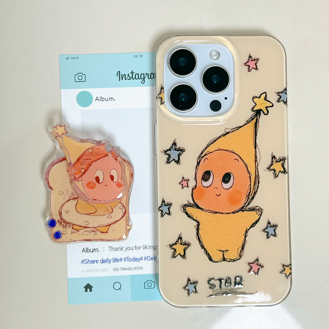 IMD手机壳star星星小人适用苹果17iPhone16华为小米oppovivo