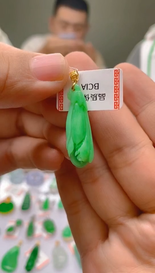 【闪购商品】翡翠颈饰18K金镶嵌新号开播，全场乱卖