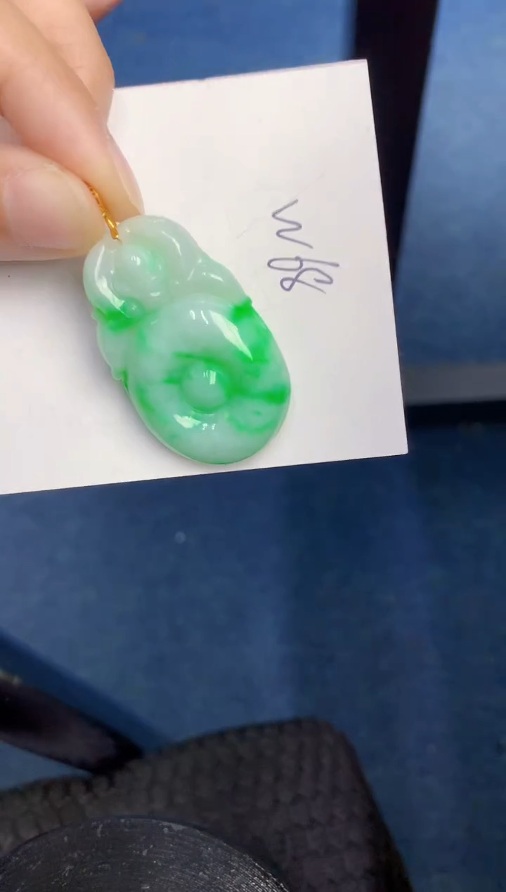 【闪购商品】翡翠颈饰18K金镶嵌000000000