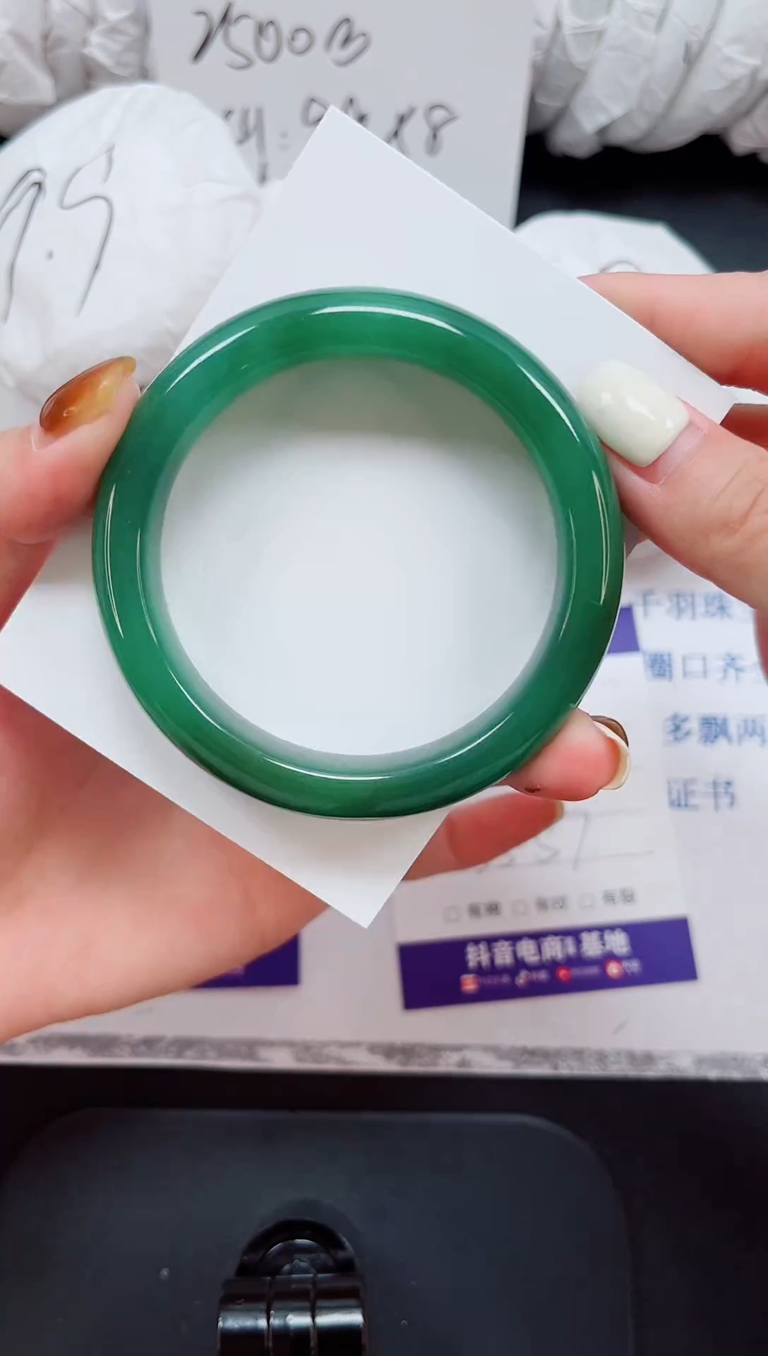 未镶嵌手镯石英质玉46-56