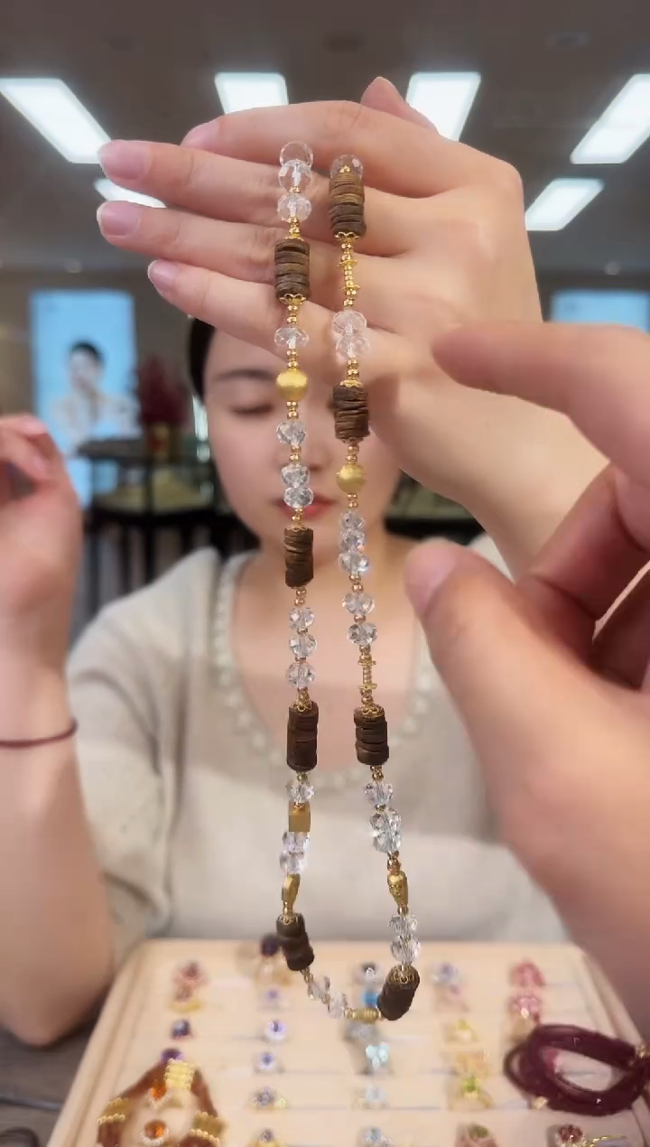 颈饰银S925镶嵌水晶03