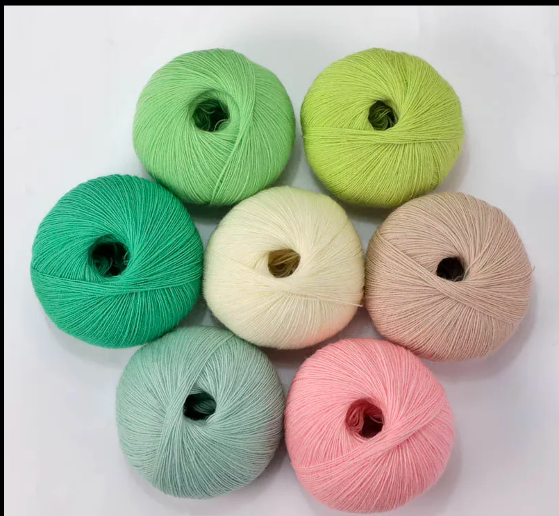 处理断色羊羔绒羊绒线16支中细羊绒毛线手工编织线柔软不扎