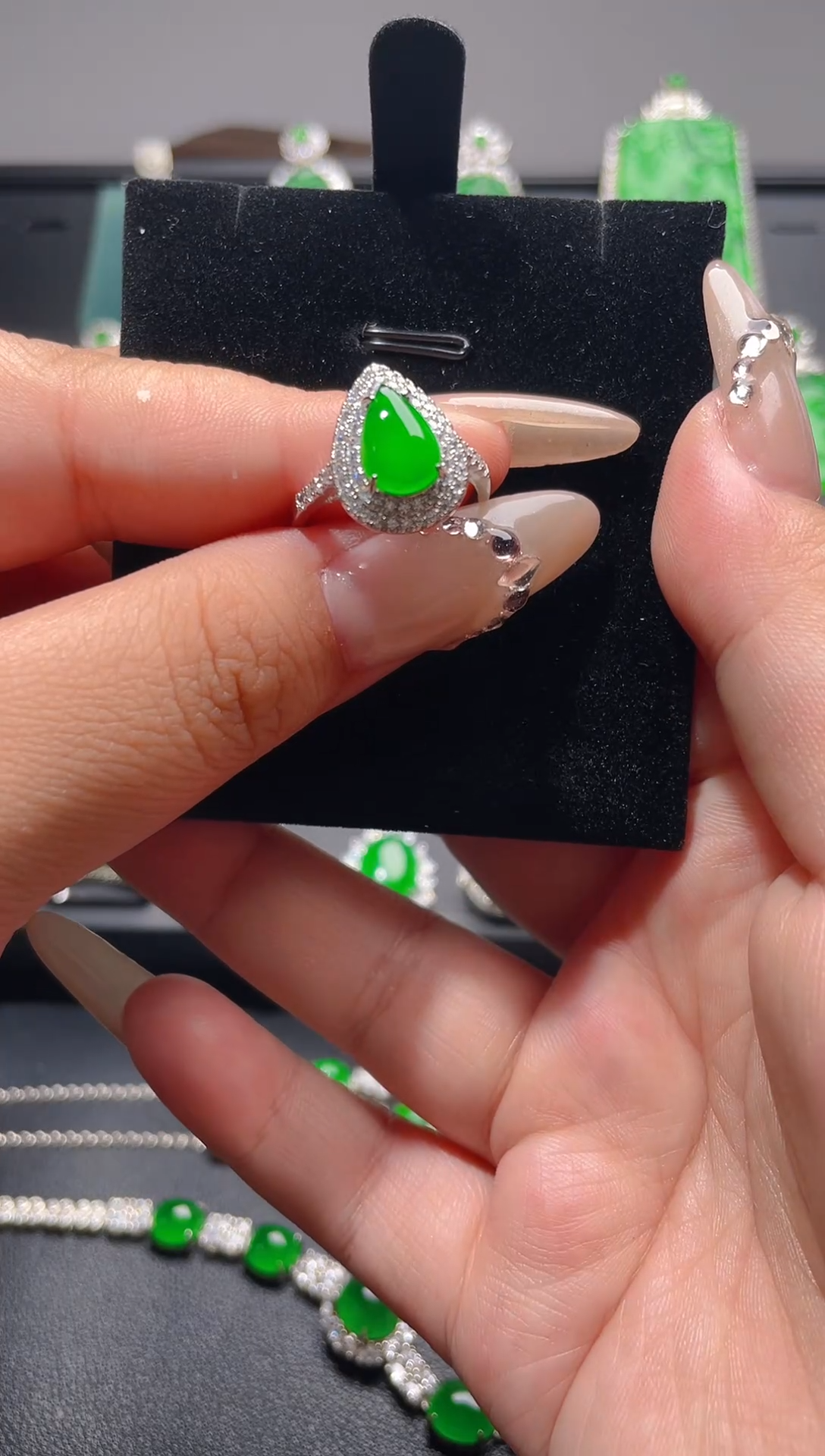 【闪购商品】翡翠戒指未镶嵌天然A货翡翠