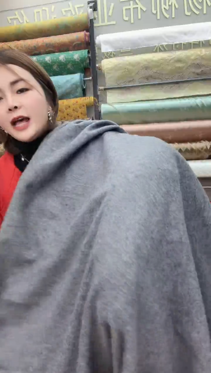 30号灰色针织羊毛2米