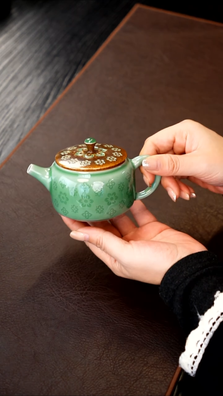 青瓷手工茶器包邮