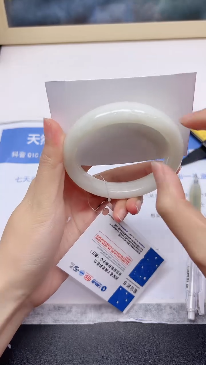 和田玉手镯未镶嵌314-60.6