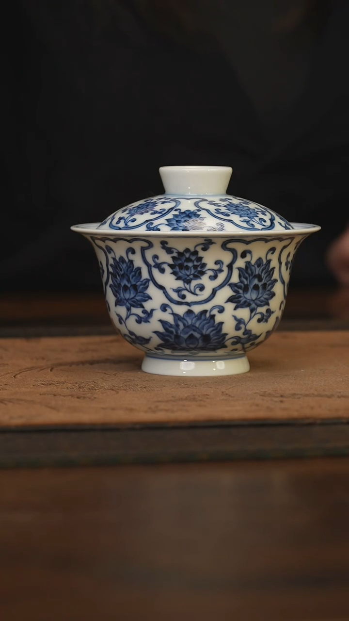 杯柴窑青花破价福利