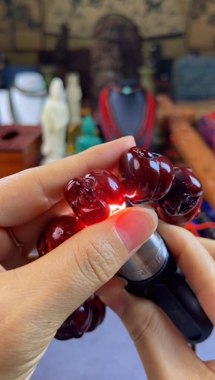 未镶嵌蜜蜡手串天然原矿