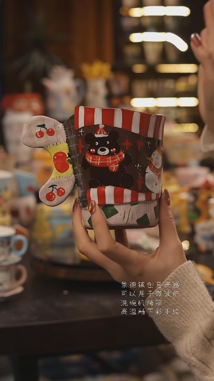 景德镇釉下彩绘设计师款式陶瓷