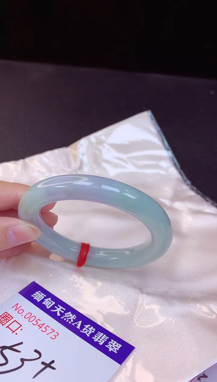 【闪购商品】翡翠手镯未镶嵌53+             
