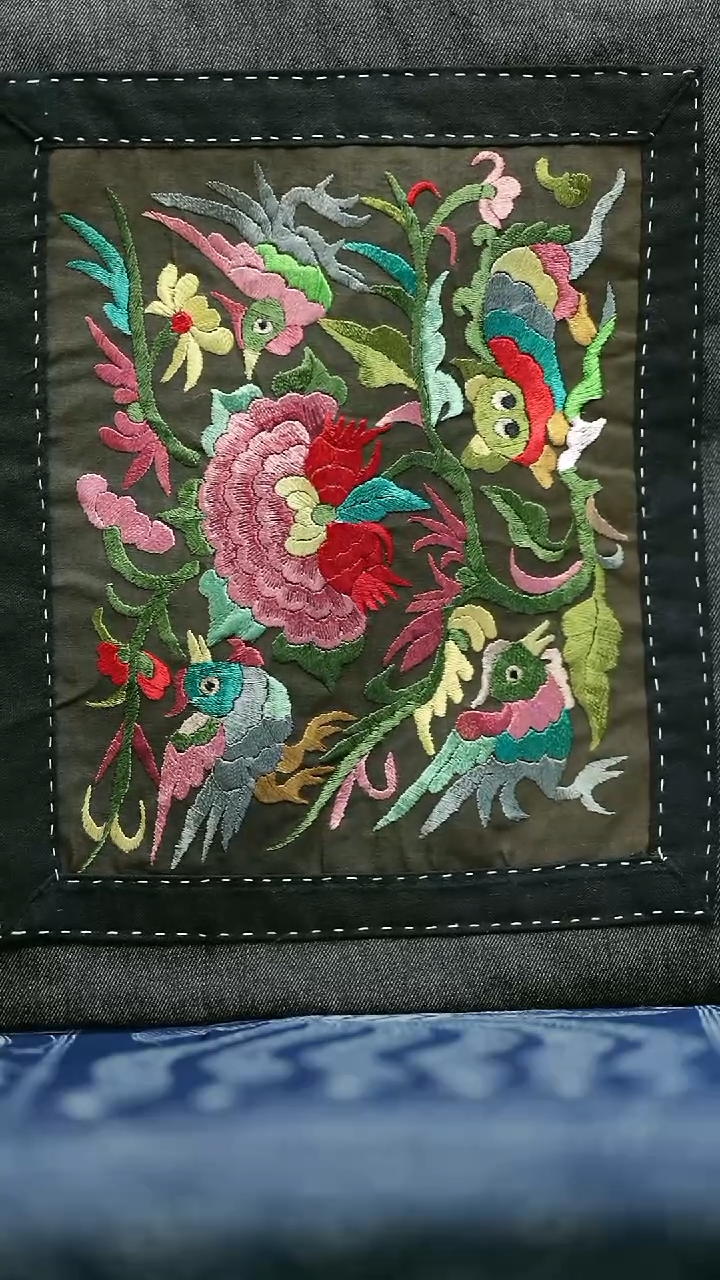 织绣L603黔东南苗族刺绣