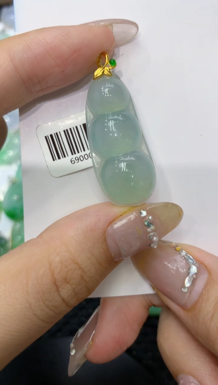 【闪购商品】翡翠颈饰18K金镶嵌222222222